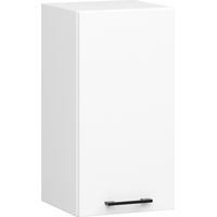 Armario colgante de cocina AKORD W30 OLIWIA Blanco 30 cm 1 puerta frente en color Blanco 2 estantes 30x30x58 cm