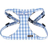 Harnais Vichy Bleu Clair : XS