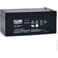Fiamm - Batterie plomb AGM FIAMM FG20341 12V 3.4Ah F4.8