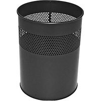 Papelera redonda capacidad 30 l H x Ø 405 x 310 mm negro