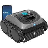 Wybot c1 robot de piscine sans fil connecté wifi/bluetooth, nettoyage complet fond, parois et ligne deau, 4 modes intelligents, autonomie 2h30, filtration fine