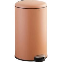 CASABEL Poubelle 50L - Acier Inoxydable, Pédale et Couvercle,