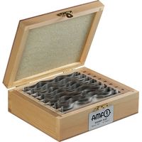 AMF Juego de calzas paralelas No. 6344SP Contenido 8 pares Tamaño 25-39 - 372839