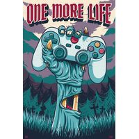 Poster Gamer one mehr Leben