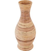 Vase Décoratif en Rotin Tressé 70 cm Naturel Boho Rustique Trinisa
