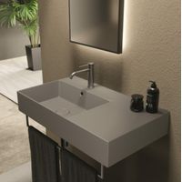 SPY 81x46 Plan Blanc brillant. avec bonde. sans siphon