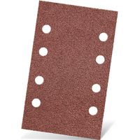 MENZER Red Klett-Schleifblätter, 133 x 80 mm, 8-Loch, f. Schwingschleifer, Normalkorund (50 Stk.) K180