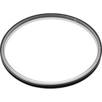 vhbw Junta de la tapa compatible con Vorwerk Thermomix TM31 procesador de alimentos - Anillo de sellado, transparente / negro