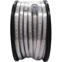 LED'S WORK Led Lichtschlauch außen wasserdicht - Lichterschlauch ideal für die Baustelle und zur Außenbeleuchtung, 50m 40000lm 5000k, 370W
