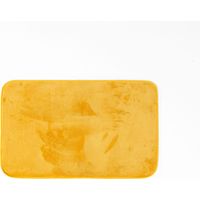 Tapis doux flanelle 50 x 80 cm jaune