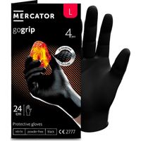 MERCATOR - RP30039004 GUANTI IN NITRILE GOGRIP NERI - TAGLIA L CONFEZIONE DA 4
