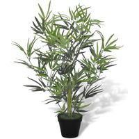Bambou artificiel avec pot 80 cm