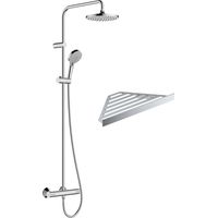 Colonne de douche thermostatique HANSGROHE Vernis Blend 200 EcoSmart chromé