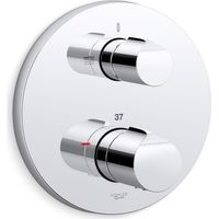 Kohler Avid Modulo Thermostatic Bath & Shower Valve + Trim Avid Handles Chrome