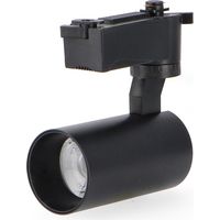 Spot LED sur Rail Noir Bern 12W Monophasé 6000K - Ledme - LM3108