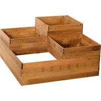 Jardinera de madera impregnada