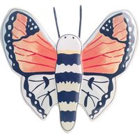 Signes Grimalt Adorno Pared Jardín Adorno Pared Mariposas De Ceramica Jardin Naranja 1x21x20cm 31622