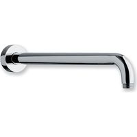 Braccio doccia tondo in ottone cromato cm 30 ottone antico