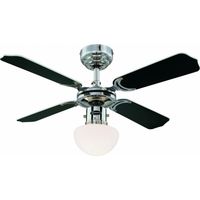 Ceiling Fan Portland Ambiance Chrome