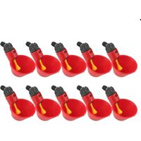 Abreuvoirs pour poules, 10 abreuvoirs automatiques pour poulailler, gobelets pour poules, canards et volailles, abreuvoirs