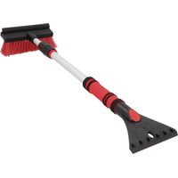 raschietto per ghiaccio con frusta 2 in 1, lama per ghiaccio 115 mm, lunghezza 60 cm