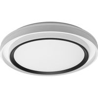 Plafón 60W 3000-4200-6500K Blanco Negro 5,5x50x50cm 5400lm Con Remoto MEYER