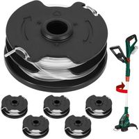 6Pcs Bobine Fil Coupe Bordure, pour Parkside PRTA 20-Li A1 / B2 C3/PRT 300 A1/PRT 550 A1/A3, Bobines de fil Rechange Durables une Vitesse Améliorée, Ø 1,60 mm, Longueur 8,3 m -