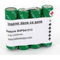 Tipo di batteria 4 H-AA2000 per Compex 4.8 v 2.2Ah 941213