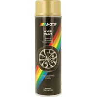 PEINTURE POUR JANTES OR BRILLANT AEROSOL 500ML MOTIP