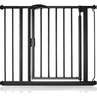 Bettacare Auto Close Pet Gate, 89.4cm - 96.4cm, Matt Black, Pressure Fit Stair Gate for Dog & Puppy