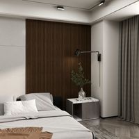 Panel revestimiento pared alistonado efecto madera 3D poliestireno Calora Bold Line Velvet 270x25x1.6 cm (2.04 m²) Caja 3uds