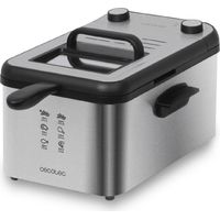 Cecotec – Friteuse électrique 3L 2400W – Acier inoxydable – Minuterie 30 min – Température jusqu'à 190°C – Filtre anti-odeur