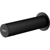 Sanela - Rubinetto in acciaio inox con sensore ALS ad infrarossi, non miscelante, alimentazione a rete, nero SLU 43V
