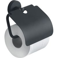 GEDY 23251400200 EROS Portarrollos Con Tapa Negro Mate - ref: 23251400200