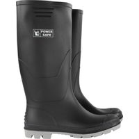 Power Safe PVC-Stiefel hoch schwarz-grau Arbeitskleidung