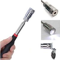 Magnetic Pick-Up Tool avec LED pour ramasser les écrous et les boulons télescopique aimant magnétique Pick Up Tool