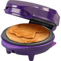 Bestron Mini Gaufrier "Fantôme", design rétro, 550 W, violet
