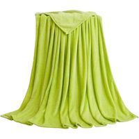Grande couverture polaire verte, format Queen, douce et moelleuse, pour femmes, hommes et enfants, couverture légère en microfibre toutes saisons, 229 x 229 cm