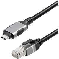 MAXTRACK Adaptateur USB C LAN Adapter - C541-2L, Adaptateur LAN USB-C vers RJ45, Adaptateur USB Ethernet de 1 Gbps, Compatibleavec MacBook, Ordinateurs portables, Appareils mobiles, Aspect de métal, P