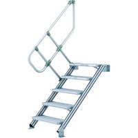 Zarges Treppe 60° 800m Stufenbreite 7 Stufen
