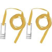 Lot ceinture ruche portable – fixation serrage – emballage – accessoire apiculture – jaune