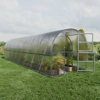 Zertifiziertes Gewächshaus BALTIC LT 3 x 8 m (24 m²), 6 mm Polycarbonatabdeckung