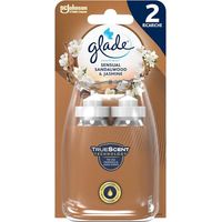 GLADE SENSE & SPRAY DEODORANTE PER AMBIENTI CON SENSORE DI MOVIMENTO SANDALO BALI E GELSOMINO 2 RICARICHE X 18 ML
