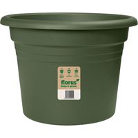 Florus Mediterran Cilindro 25 Green Vaso Rotondo