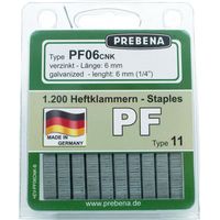 Prebena Heftklammern im Blister PF06CNK-B P = 1200 Stck.