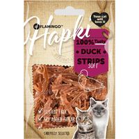 Friandise Hapki lamelles de canard pour chat 50 g sans gluten - Flamingo