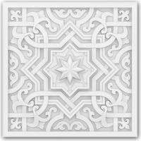 Profhome Decor – Dalle de plafond 3D décorative – Lambris mural blanc 29,2 x 29,2 cm – Mousse de polyuréthane rigide – Pour intérieurs
