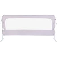 Bettgitter,Sicherheitsbarriere,Bettschutzgitter für Kinder,Haloyo®,200 x 70 x 26 cm,grau