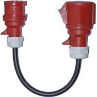 Gossen Metrawatt Z750F Messadapter CEE-Kupplung 32 A 5polig - CEE-Stecker 16 A 5polig
