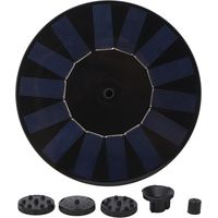 Pompe solaire extérieure 7V pour fontaine, idéale pour décorer les petits bassins de jardin et les étangs à oiseaux.
